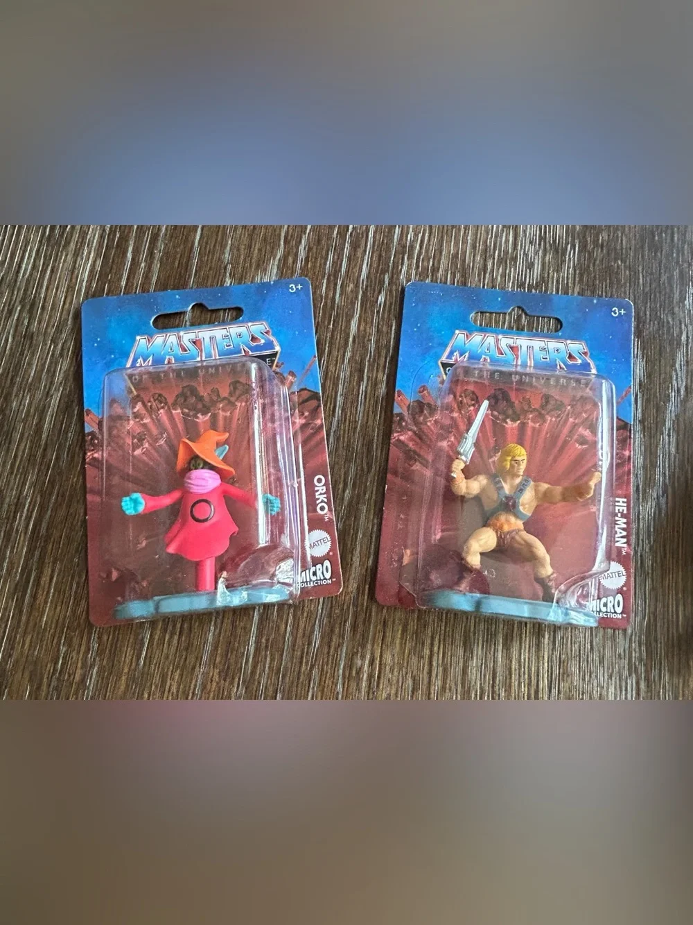 Mattel Masters of the Universe Orko & He-Man Figures - NEW IN BOX - collectibles